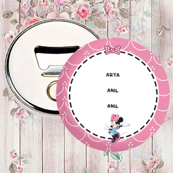 Minnie Mouse Temalı Magnet Açacak