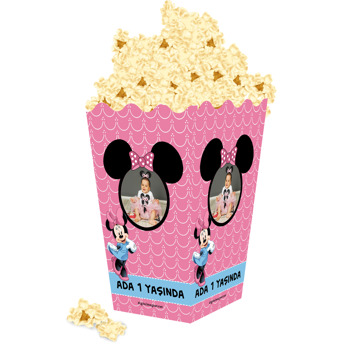 Minnie Mouse Temalı Popcorn Kutusu