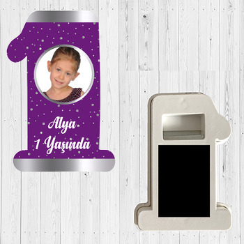 Mor Parıltılı Zemin Temalı 1 Şekilinde Magnet Açacak