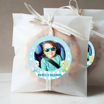 Muhabbet Kuşu Temalı Sticker