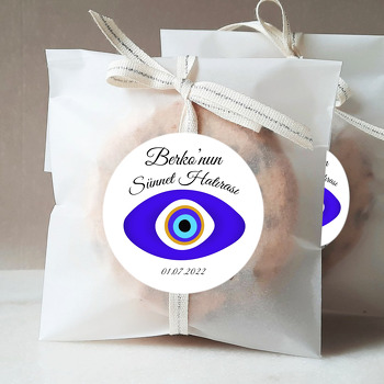 Nazar Boncuğu Göz Temalı Sticker