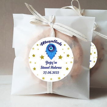 Nazar Boncuğu ve Boncuk İşi Temalı Sticker