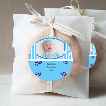 Nazar Boncuk 4 Temalı Bebek Sticker