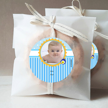 Nazar Boncuk Temalı Bebek Sticker