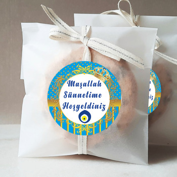 Nazar Boncuklu  Sünnet Temalı Sticker