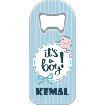 Neşeli Bebek ile Its a Boy Temalı Uzun Magnet Açacak