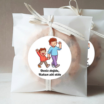 Neşeli Büyük Abi ile Kardeş Temalı Sticker