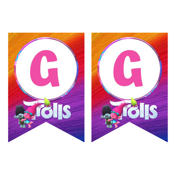 Neşeli Troller Temalı Flama Banner