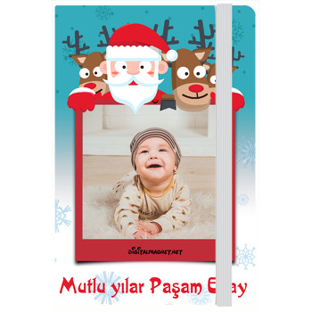 Noel Baba Doğum Günü Temalı Kişiye Anı Özel Defter
