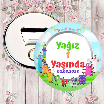 Number Block Temalı Magnet Açacak