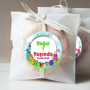 Number Block Temalı Sticker