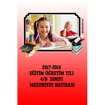 Okul Temalı Sınıf ve Mezuniyet Hatırası Magnet