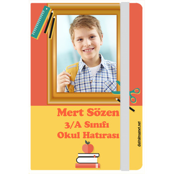 Okul Temalı Sınıf ve Okul Hatırası Kişiye Anı Özel Defter
