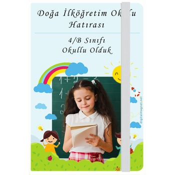 Okula Başlıyorum Temalı Kişiye Anı Özel Defter