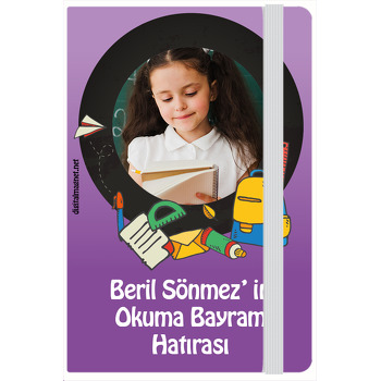 Okuma Bayramı Temalı Kişiye Anı Özel Defter