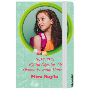 Okuma Bayramı Temalı Kişiye Anı Özel Defter