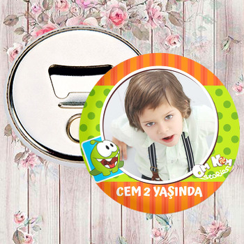 Om Nom Temalı Magnet Açacak