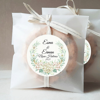 Ortanca Çelenk Temalı Sticker