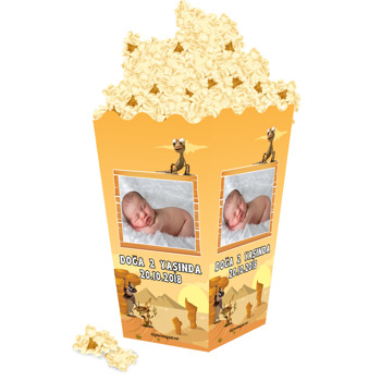 Oscar Çöllerde Temalı Popcorn Kutusu