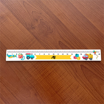 Oyuncaklar ve Sarı Flama Temalı Hediyelik Cetvel