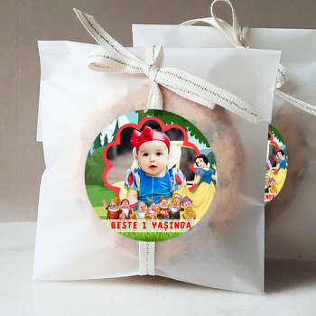 Pamuk Prense ve 7 Cüceler Temalı Sticker