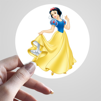 Pamuk Prenses Temalı Sticker
