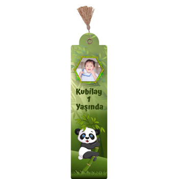 Panda ile Bambu Ormanı Temalı Kitap Ayracı