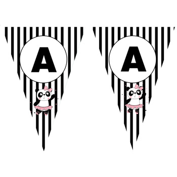 Panda Temalı Parti Banner