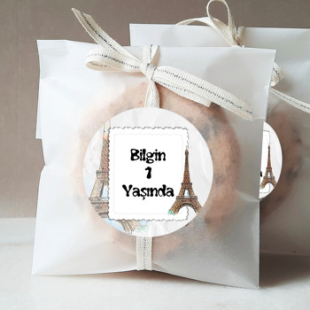 Paris Temalı Sticker