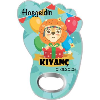 Partici Aslan ile Balonlar Temalı Ayak İzi Magnet Açacak