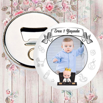 Patron Bebek Gold Taç Temalı Magnet Açacak