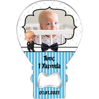 Patron Bebek Kapitone Fon Temalı Balon Magnet Açacak