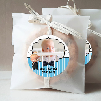 Patron Bebek Kapitone Fon Temalı Sticker