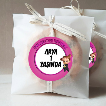 Patron Bebek Kız Temalı Sticker