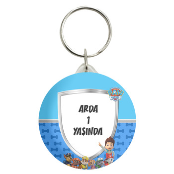 Paw Patrol Mavi Temalı  Anahtarlık