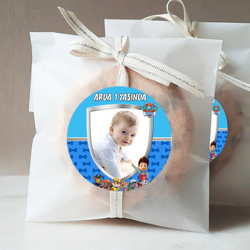 Paw Patrol Mavi Temalı Resimli Sticker