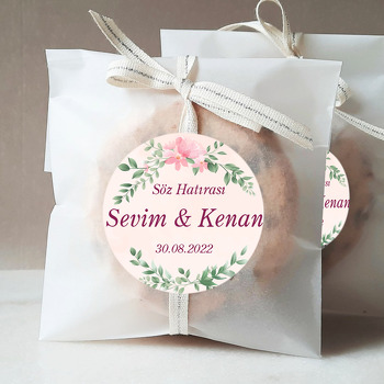  Pembe Bahar Çiçekleri ile Soft Fon Temalı Sticker