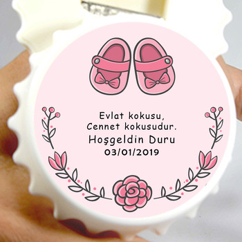 Pembe Bebek Ayakkabı Temalı Kapak  Açacak