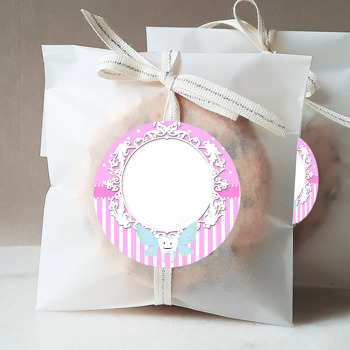 Pembe Diş Temalı Sticker