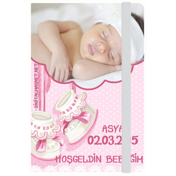 Pembe Patikli  Kişiye Anı Özel Defter