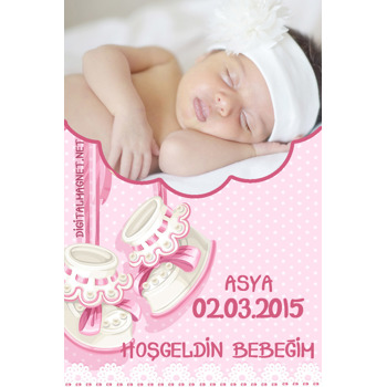 Pembe Patikli  Magnet