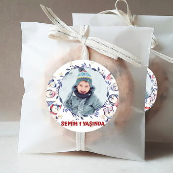 Penguen Partisi Temalı Resimli Sticker