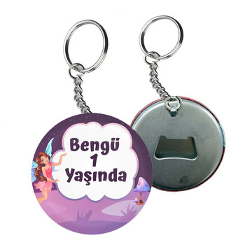Peri Kızı Temalı Arkası Açacak Anahtarlık