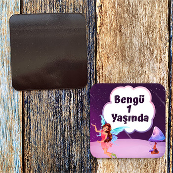 Peri Kızı Temalı Doğum Günü Magnet