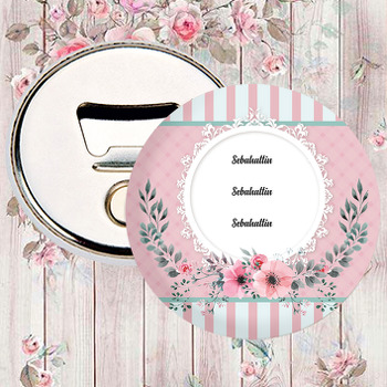 Pink Flower 2 Temalı Magnet Açacak