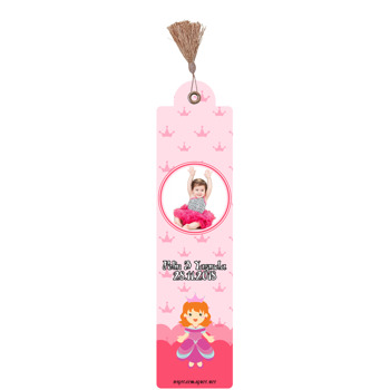 Pink Princess Temalı Kitap Ayracı