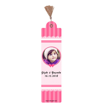 Pink Ribbon Temalı Kitap Ayracı