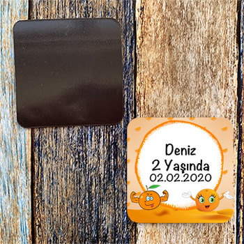 Portakal Temalı Magnet