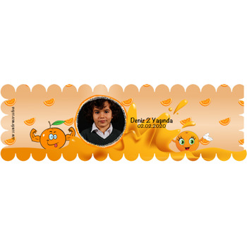 Portakal Temalı Peçete Sargısı