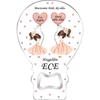 Prenses Abla Kardeş Temalı Balon Magnet Açacak